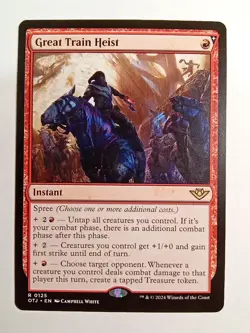 Great Train Heist 0125 Outlaws of Thunder Junction MTG - Image 1