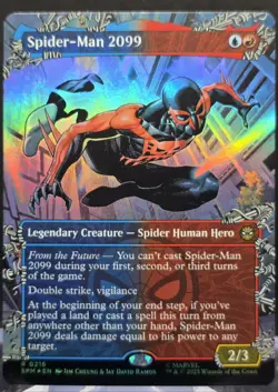 Spider-Man 2099 #216 Marvel's Spider-Man Borderless Foil Rare - Image 1