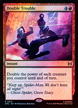 Double Trouble Marvel's Spider-Man: Eternal-Legal NM MTG Foil - Image 1