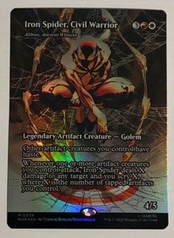 Alibou, Ancient Witness FOIL (MAR 039) MTG Spider-Man Marvel Universe - NM - Image 2