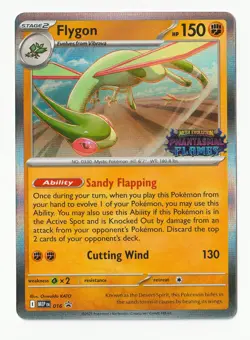 PRERELEASE Flygon Promo 016 - Pokemon Mega Evolution Phantasmal Flames (NM) - Image 1