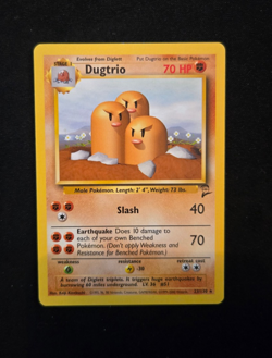 Dugtrio 23/130 Pokemon TCG Base Set 2 Rare Unlimited NM/M - Image 1