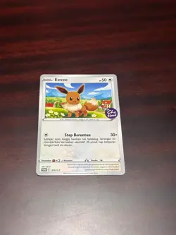 Pokemon TCG Bahasa Indonesia Language Eevee Chatime Promo 355/S-P - Image 1