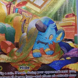 Pokemon Shinx Pocket TCG Custom Made Fan Art Holo With Texture - Image 2