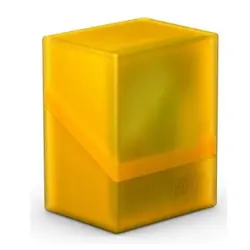 Ultimate Guard 80+ Boulder Standard Size Deck Case Amber UGD010682 Pokemon Magic - Image 1