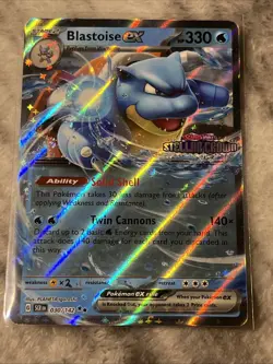 Pokemon TCG Stellar Crown - Blastoise Ex, Venusaur Ex STAMPED+1 Free Jumbo - Image 3