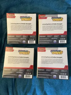 POKEMON SURGING SPARKS BOOSTER BUNDLE LOT X4 SCARLET VIOLET PIKACHU LATIAS TCG - Image 3