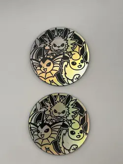 Pokemon Eevee VMAX Premium Collection Jolteon/Vaporeon/Flareon [x1 COIN] - Image 1