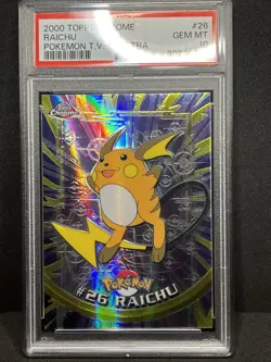 Raichu Spectra #26 PSA 10 2000 Topps Chrome Pokemon TV - Image 4