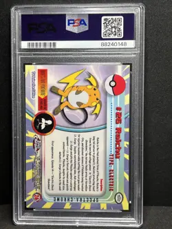 Raichu Spectra #26 PSA 10 2000 Topps Chrome Pokemon TV - Image 5