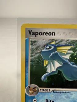 Vaporeon 6/17 Holo Rare Pop Series 3 Pokemon TCG 2006 Moderately Played - Image 3
