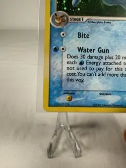 Vaporeon 6/17 Holo Rare Pop Series 3 Pokemon TCG 2006 Moderately Played - Image 4