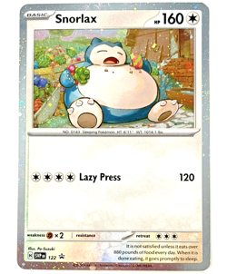 Pokemon Twilight Masquerade - Snorlax - Cosmos Holo Black Star Promo SVP 122 - Image 1