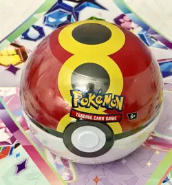 Pokemon TCG Poke Ball Tin Repeat Ball New Factory Sealed 3 Booster Packs - Image 1