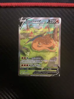 Pokemon TCG: Charizard V SWSH260 UPC Black Star Promo Full Art Ultra Rare NM - Image 1