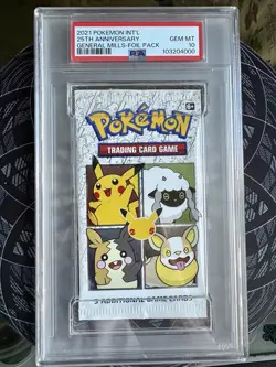 2021 Pokemon General Mills 25th Anniversary Booster Pack PSA 10 READ DESC!! - Image 1