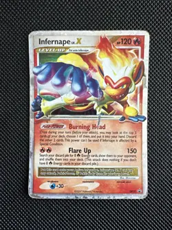 Infernape LV.X DP10 Pokemon TCG Diamond & Pearl Black Star Promos Holo HP - Image 1