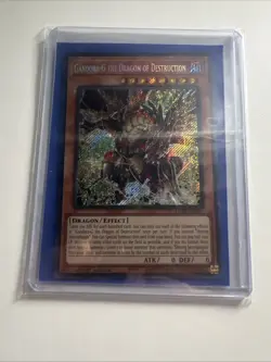 Yugioh Gandora-G the Dragon of Destruction LEDE-EN001 Secret Rare 1st Ed NM - Image 1