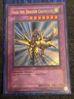 Gaia the Dragon Champion LOB-125 the Legend of Blue Eyes Unlimited VLP Original - Image 1