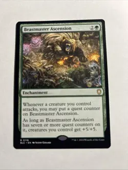 Beastmaster Ascension - Commander: Bloomburrow MTG Plus Bonus Card!!! - Image 1