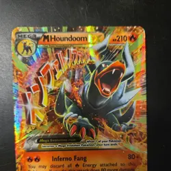 Pokemon TCG M Houndoom EX Ultra Rare Card 22/162 XY Breakthrough - Image 2