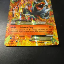 Pokemon TCG M Houndoom EX Ultra Rare Card 22/162 XY Breakthrough - Image 3
