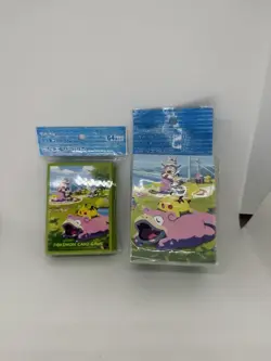 Pokemon Center Japan Kagawa Cards Deck Sleeves & Holder Set 2025 Slowpoke - Image 1