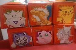 SEALED Pokemon 23K Gold Plated Cards Limited Edition FULL Set of 6 Burger King - Image 1