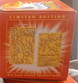 SEALED Pokemon 23K Gold Plated Cards Limited Edition FULL Set of 6 Burger King - Image 4