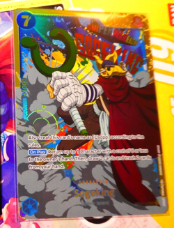 One Piece English Card Game Carte Sogeking OP03-122 SEC En Nm - Image 1