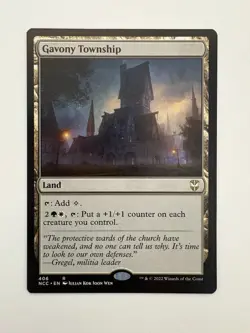 Gavony Township MTG Magic the Gathering Card NM Near Mint NCC - Image 1