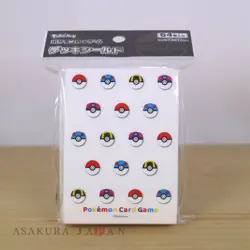 Pokemon Center Original Card Game Sleeve Poke Ball design 64 sleeves - Image 1