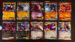 NM/HP JAPANESE Pokemon XY era Holo EX 30-Card LOT Rare RR Deck Mega M MMB Set#3 - Image 4