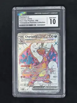 CGC 10 GEM MINT Charizard Ex SVP056 Premium Collection HOLO PROMO Pokemon Card - Image 3