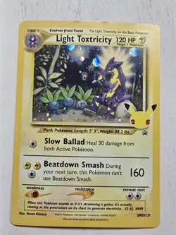 Pokemon TCG Light Toxtricity SWSH137 SWSH: Sword & Shield Promo Cards Holo - Image 1