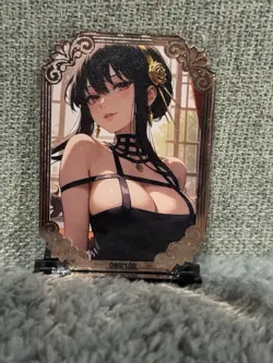 GODDESS STORY MXR #086/100 YOR FORGER SPY X FAMILY METAL ANIME CARD - Image 2