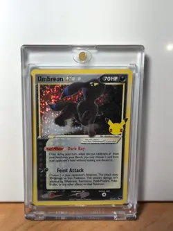 Pokemon TCG: Umbreon Gold Star 17/17 Celebrations 25th Anniversary - Image 1