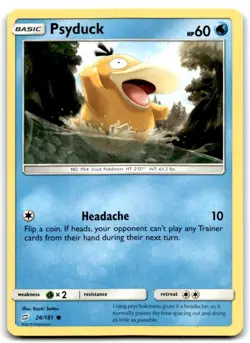 2019 Sun & Moon - Team Up Psyduck nm Basic/Common #26 - Image 1