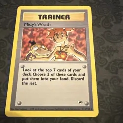 Pokemon TCG Misty's Wrath 114/132 Gym Heroes Regular - Image 1