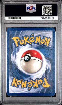 PSA 8 NM/MT 1999 POKEMON FOSSIL 49 HORSEA 1ST EDITION ENGLISH - Image 4