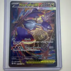 Pokemon TCG: Mega Latias EX 181/132 Me01: Mega Evolution Secret Rare NM - Image 1