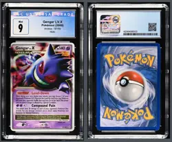 Pokemon Gengar Lv.X Platinum Arceus Holo Ultra Rare #97 CGC 9 Mint Blue Label - Image 3