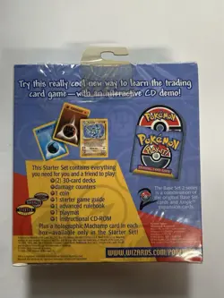 Pokemon Base 2 TCG 2-Player Starter Set W CD-ROM - SEALED - Image 2
