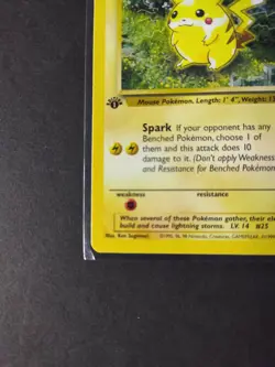 1999 Pokemon Pikachu #60 WOTC Jungle Set 1st Edition Never Been Played Non Holo - Image 5