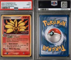 Pokemon EX Ninetails Reverse Holo Power Keepers Stamped PSA 9 Mint - Image 3