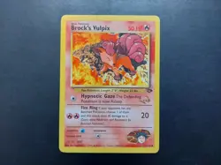 Pokemon - Brock's Vulpix 37/132 W Stamped Promo - Image 1