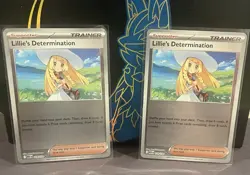 Lillie's Determination Reverse Holo 119/132 Pokemon Mega Evolution 2x-Pack Fresh - Image 1