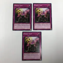(3) YuGiOh! HEROIC GIFT: ABYR-EN068 COMMON 1st Edition LP - Image 1