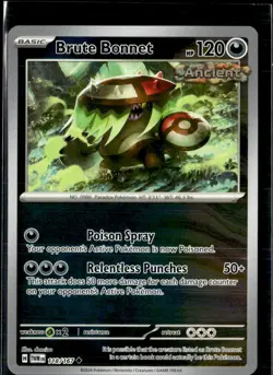 Pokemon Brute Bonnet 118/167 Twilight Masquerade Reverse Holo 5 Card Lot - Image 1