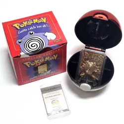 🔥 Pokemon POLIWHIRL 23K Gold Plated Trading Card 1999 Burger King Promo - Image 1